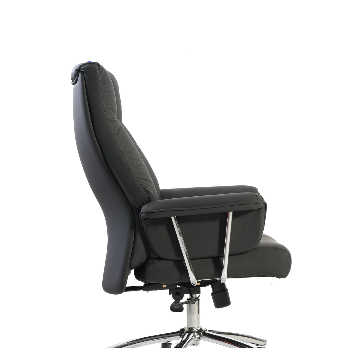 Black Swivel Leather Chair
