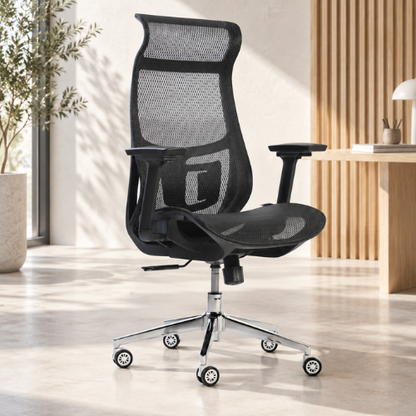 Black Velvet Swivel Medical Chair